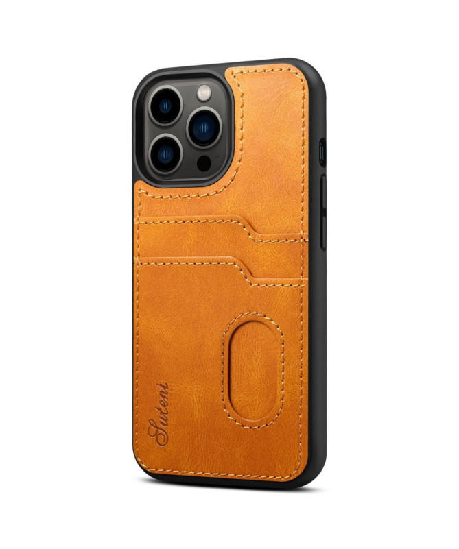 Coque iPhone 14 Pro Max coutures porte-cartes