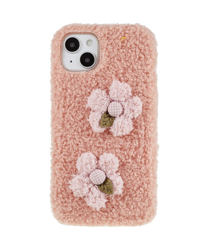 Coque iPhone 14 fourrure daisy