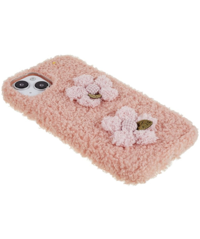 Coque iPhone 14 fourrure daisy