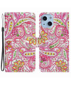 Housse iPhone 14 Paisley fleur