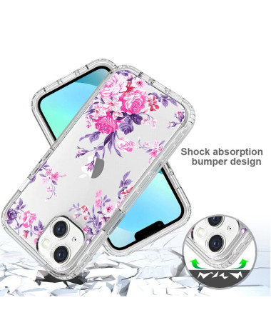 Coque iPhone 14 / 13 Fleurs