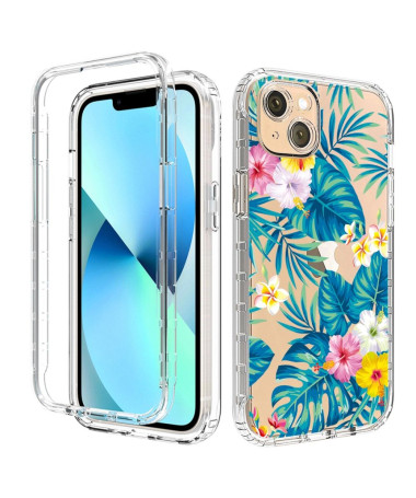 Coque iPhone 14 / 13 Fleurs Exotiques