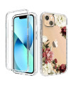 Coque iPhone 14 / 13 Fleurs Vives