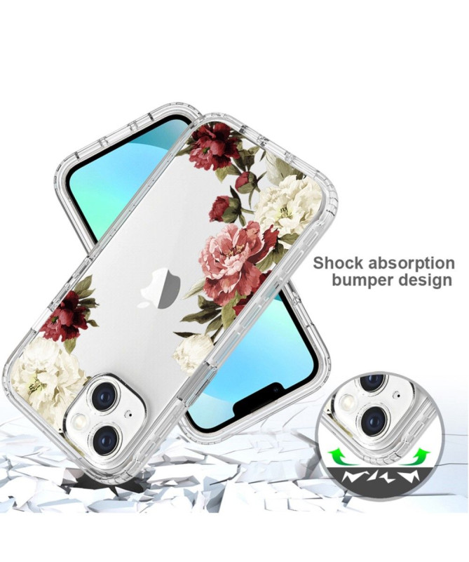 Coque iPhone 14 / 13 Fleurs Vives