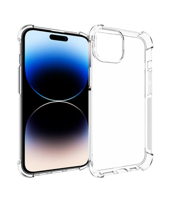 iPhone 15 - Coque transparente angles renforcés