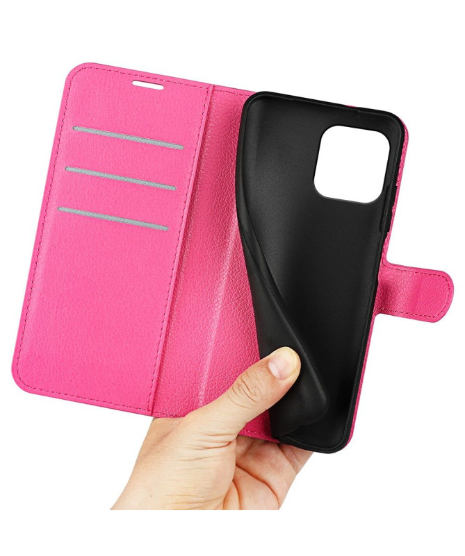 Housse iPhone 15 portefeuille style cuir