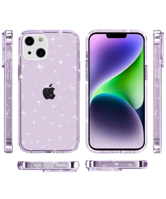 Coque iPhone 15 Paillettes Scintillantes