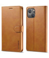 iPhone 15 Plus - Étui LC.IMEEKE cuir style portefeuille