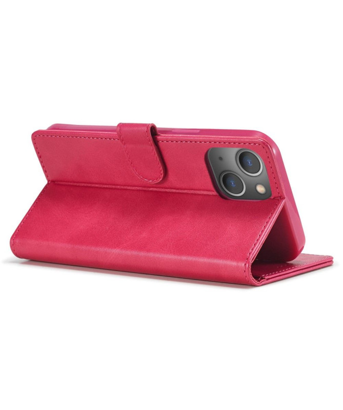 iPhone 15 Plus - Étui LC.IMEEKE cuir style portefeuille