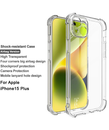 Coque iPhone 15 Plus Class Protect Transparente