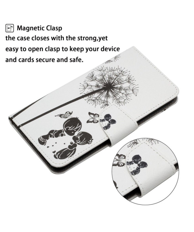 Housse iPhone 15 Pro Max Couple et pissenlits