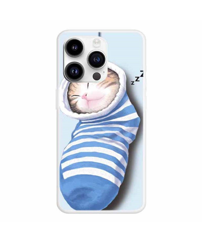 Coque iPhone 15 Pro Max Bébé Chat