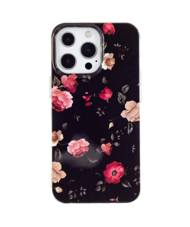 Coque iPhone 15 Pro Max Luminous Fleurs