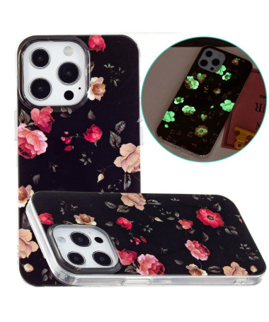 Coque iPhone 15 Pro Max Luminous Fleurs