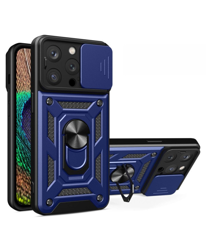 Coque iPhone 15 Pro Max Camera Slide Fonction Support