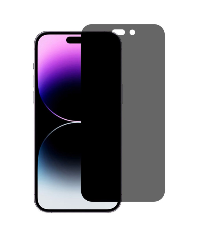 Verre trempé et filtre de confidentialité pour iPhone 15 Pro