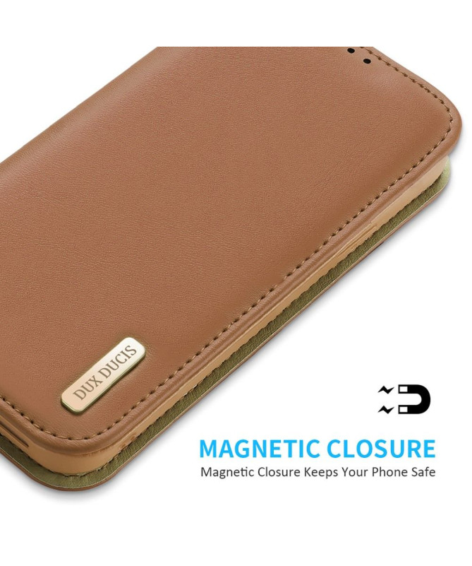Housse iPhone 15 Pro HIVO Series Cuir