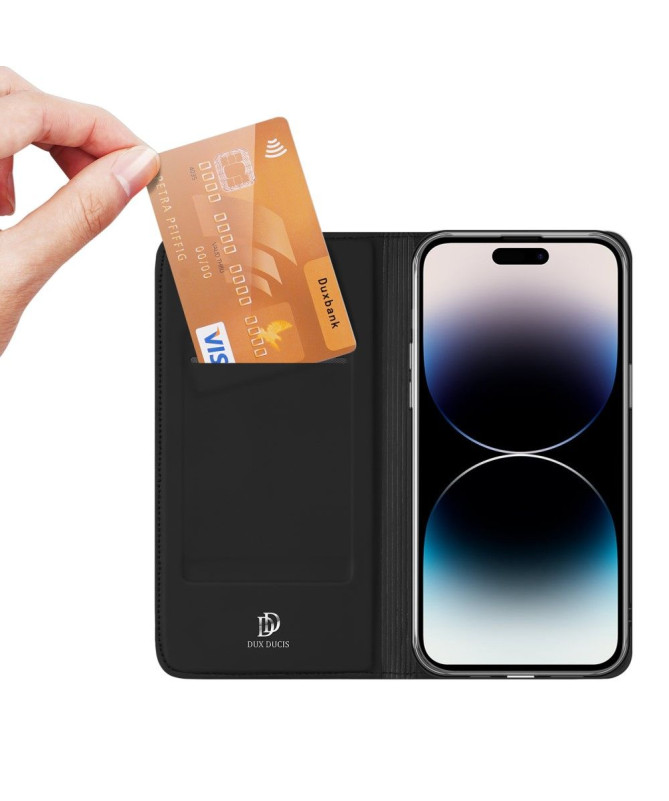 Étui iPhone 15 Pro Business Effet Satiné