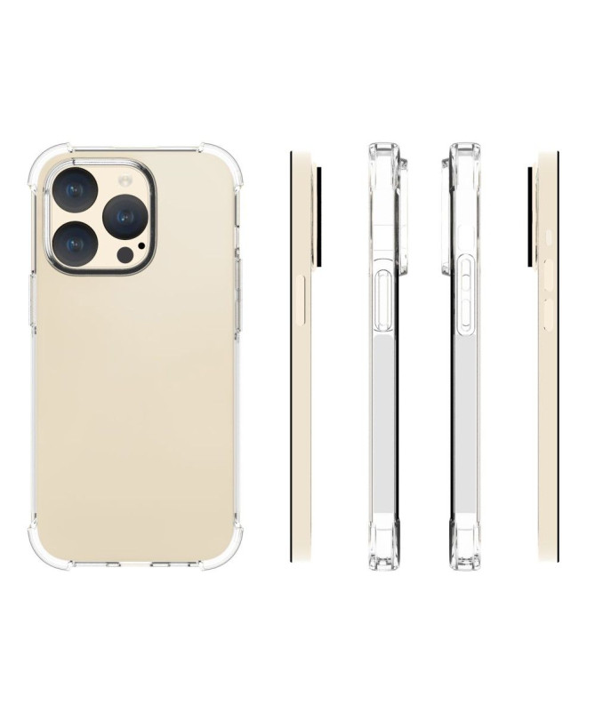 Coque iPhone 15 Pro transparente angles renforcés