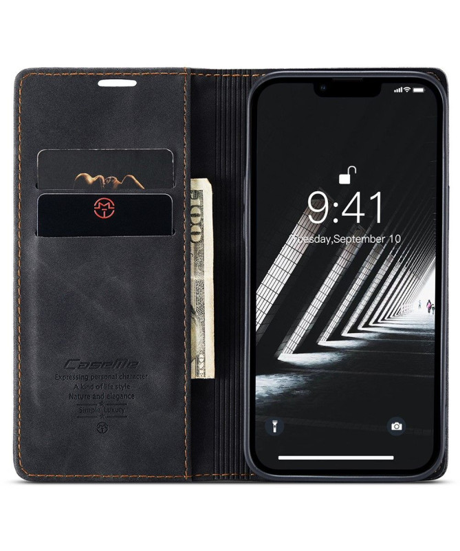 Housse iPhone 15 Pro Golias imitation cuir