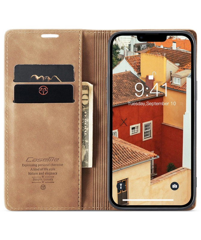 Housse iPhone 15 Pro Golias imitation cuir