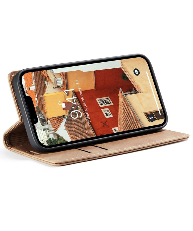 Housse iPhone 15 Pro Golias imitation cuir