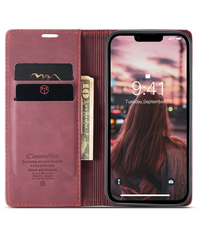 Housse iPhone 15 Pro Golias imitation cuir