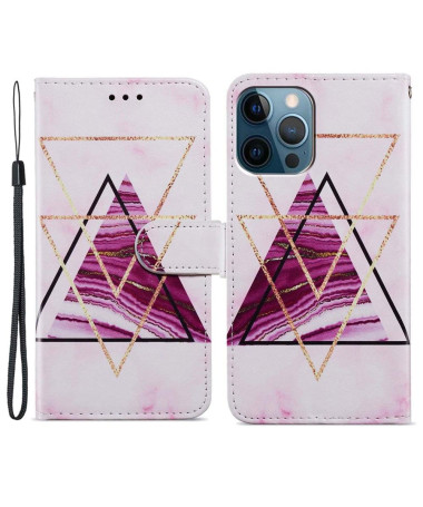 Housse iPhone 15 Pro Design Triangles