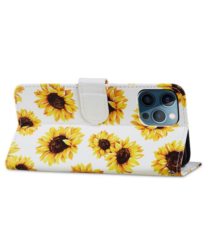 Housse iPhone 15 Pro Tournesol Fleur