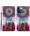 Housse iPhone 15 Pro Attrape rêves coloré