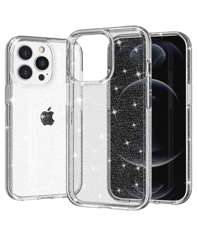 Coque iPhone 15 Pro Paillettes Scintillantes