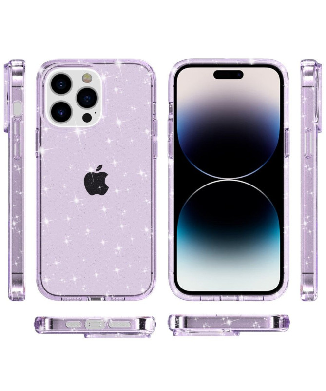 Coque iPhone 15 Pro Paillettes Scintillantes