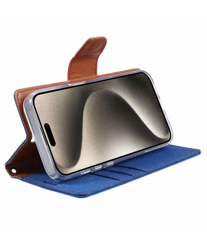 Housse iPhone 15 Pro MERCURY effet toile