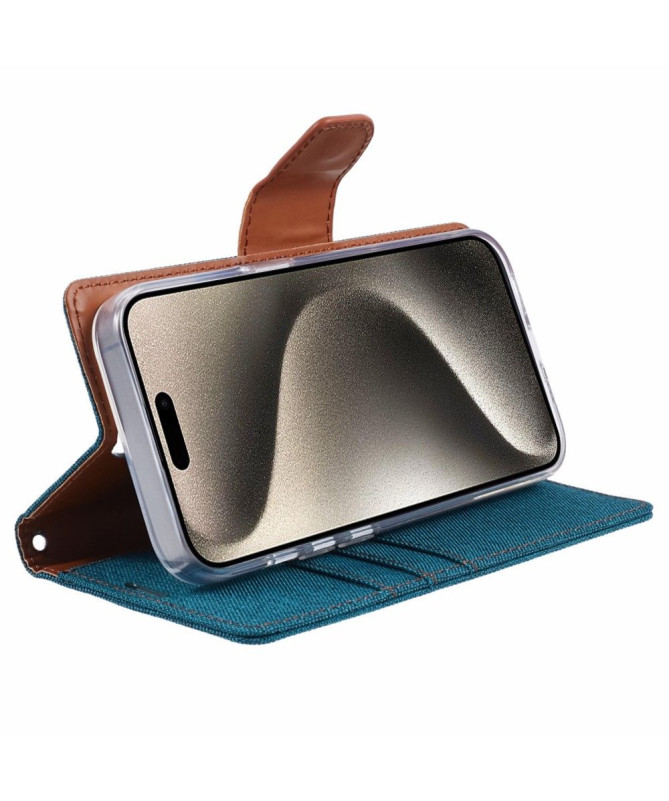 Housse iPhone 15 Pro MERCURY effet toile