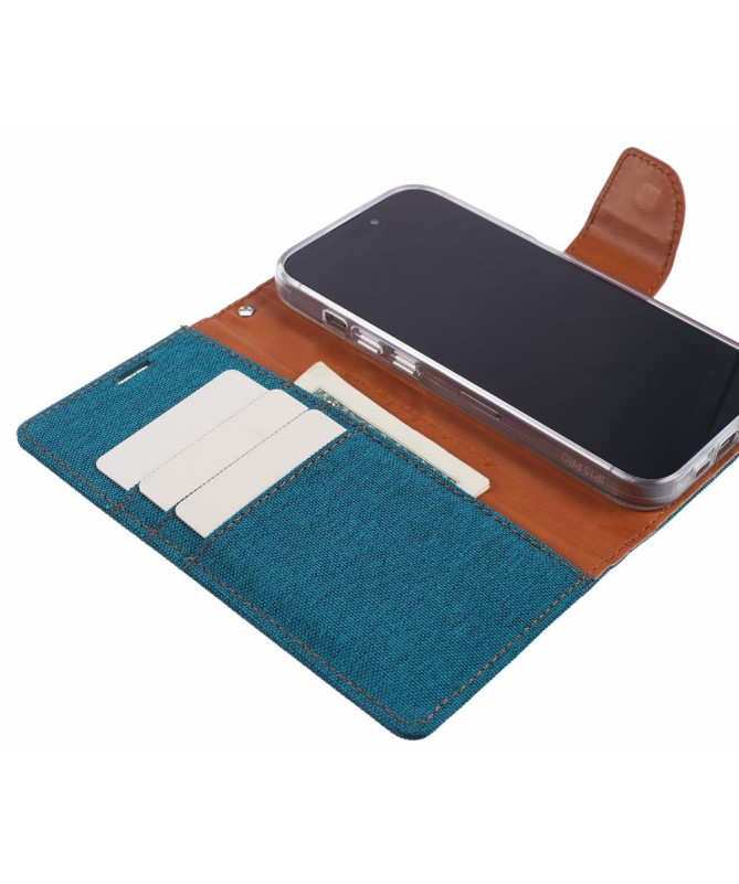 Housse iPhone 15 Pro MERCURY effet toile