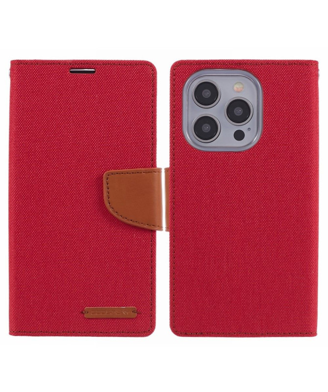 Housse iPhone 15 Pro MERCURY effet toile