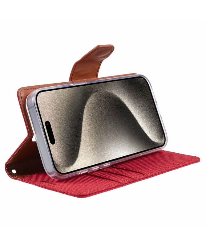 Housse iPhone 15 Pro MERCURY effet toile