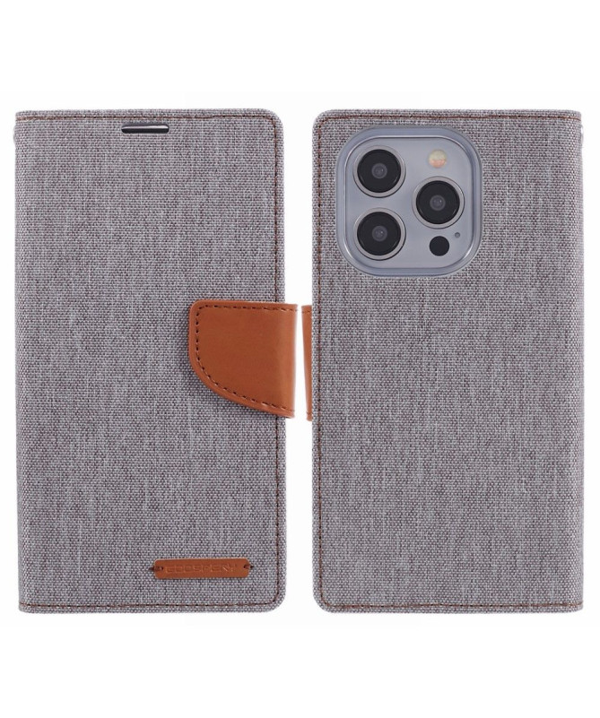 Housse iPhone 15 Pro MERCURY effet toile