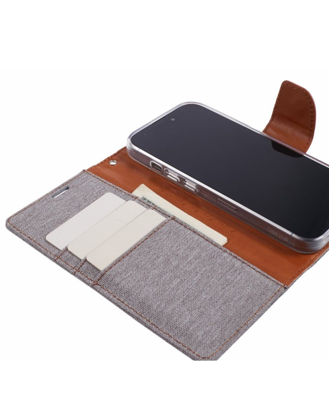 Housse iPhone 15 Pro MERCURY effet toile