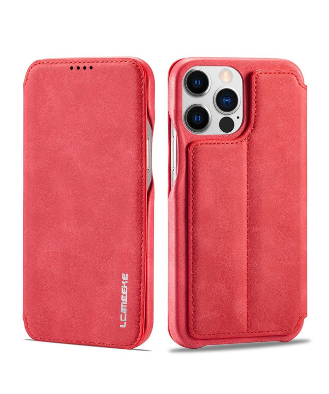 Coque iPhone 15 Pro avec rabat simili cuir