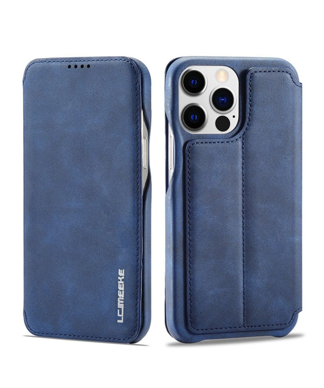 Coque iPhone 15 Pro avec rabat simili cuir