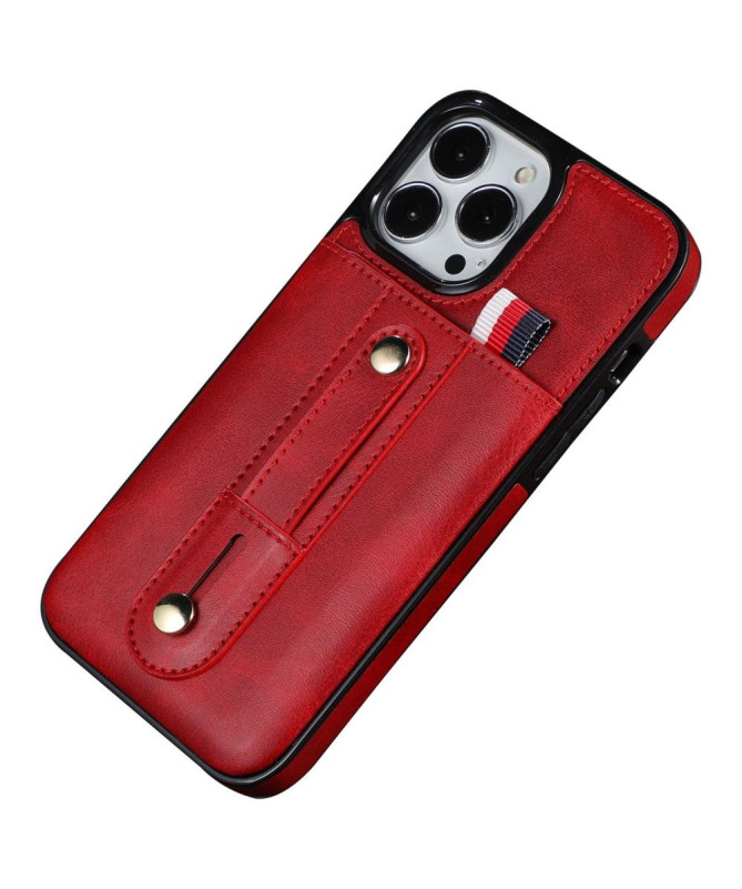 Coque iPhone 15 Pro avec Anse, Support et Porte-Carte