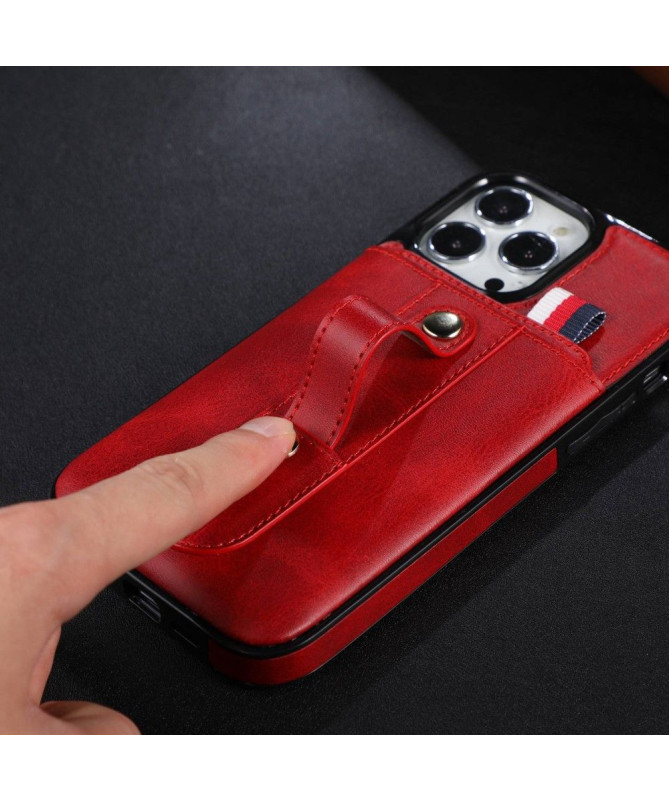 Coque iPhone 15 Pro avec Anse, Support et Porte-Carte