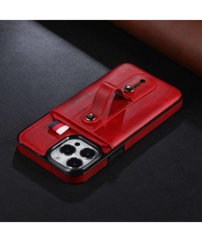 Coque iPhone 15 Pro avec Anse, Support et Porte-Carte