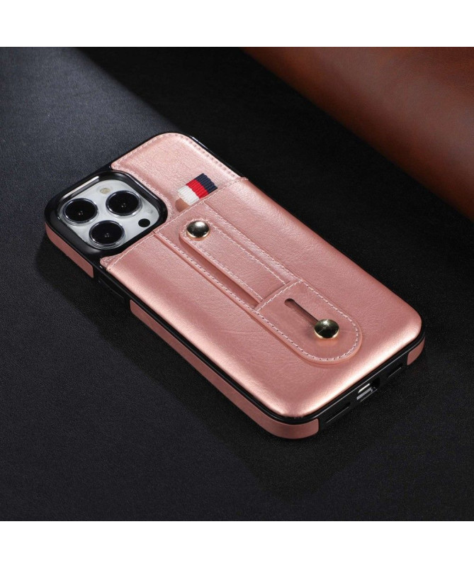 Coque iPhone 15 Pro avec Anse, Support et Porte-Carte