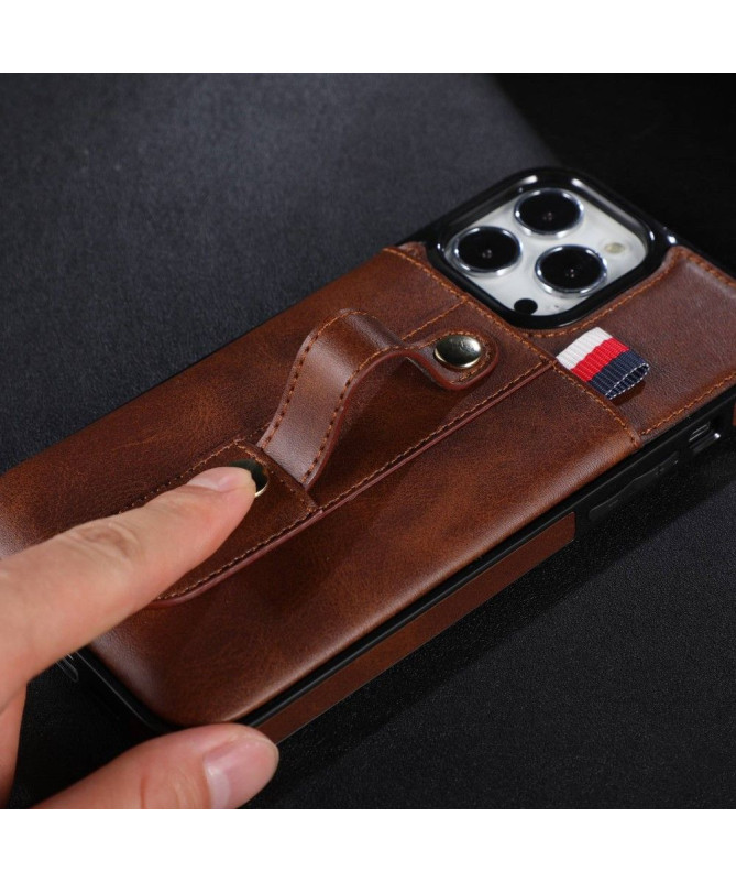 Coque iPhone 15 Pro avec Anse, Support et Porte-Carte