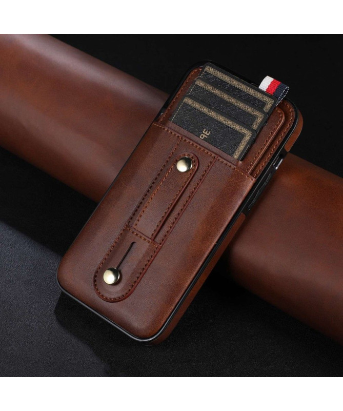 Coque iPhone 15 Pro avec Anse, Support et Porte-Carte