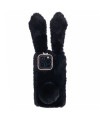 Coque iPhone 15 Pro Lapin Fausse Fourrure