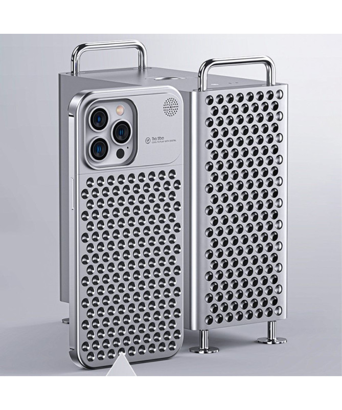 Coque Aérée en Alliage d'Aluminium pour iPhone 15 Pro