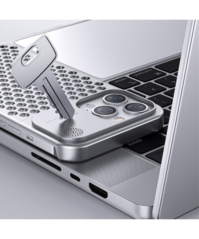 Coque Aérée en Alliage d'Aluminium pour iPhone 15 Pro